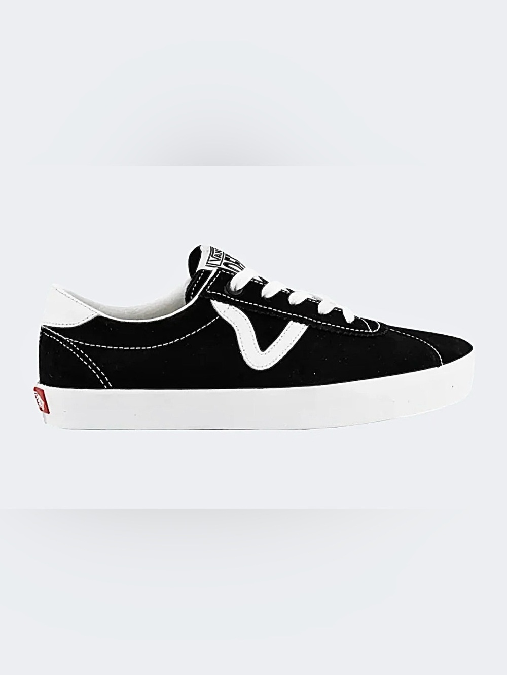 Vans Sport Low Pig Suede Sneakers, Black/White, NWOT, Men’s 9.5/Women’s 11.0